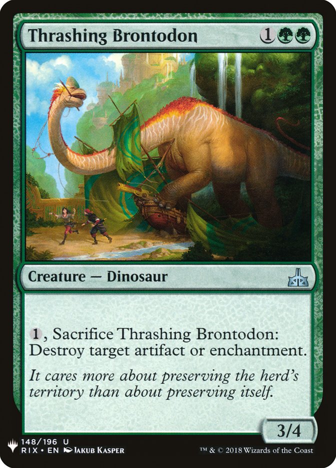 Thrashing Brontodon [Mystery Booster] | Devastation Store