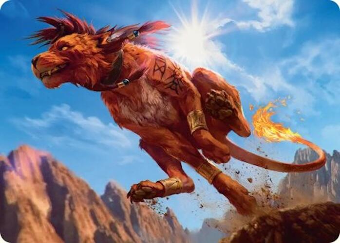 Red XIII, Proud Warrior Art Card [FINAL FANTASY Art Series] | Devastation Store
