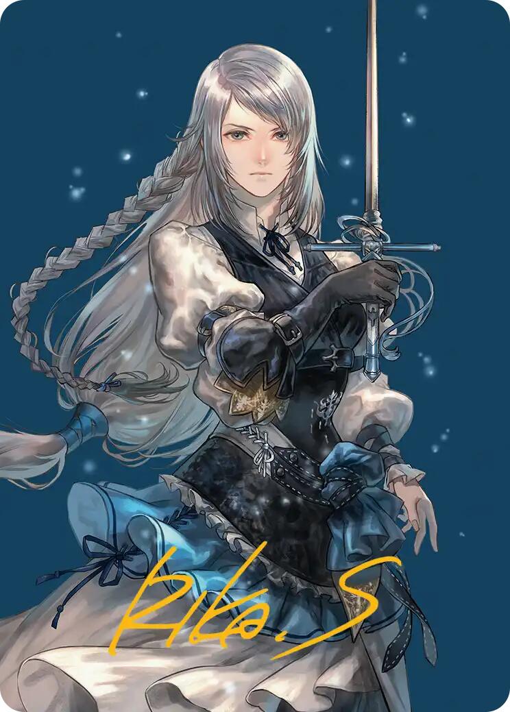 Jill, Shiva's Dominant Art Card (Gold-Stamped Signature) [FINAL FANTASY Art Series] | Devastation Store