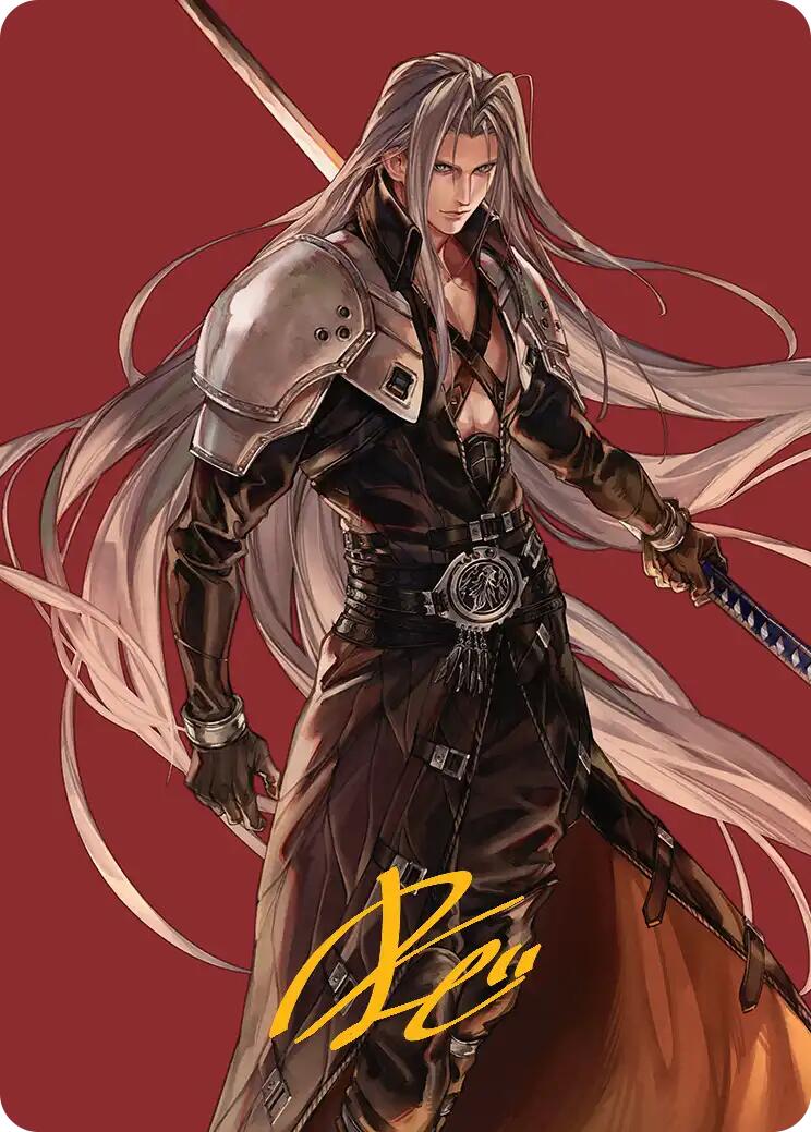 Sephiroth, Fabled SOLDIER Art Card (Gold-Stamped Signature) [FINAL FANTASY Art Series] | Devastation Store