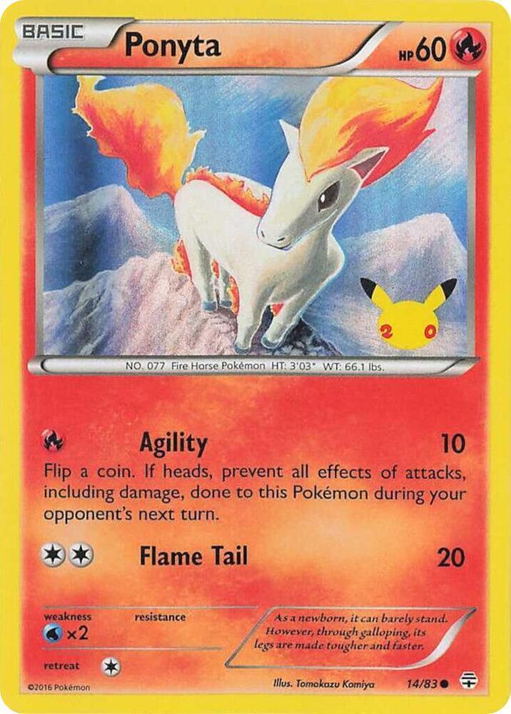 Ponyta (014/083) (UK Exclusive Promo) [Miscellaneous Cards] | Devastation Store