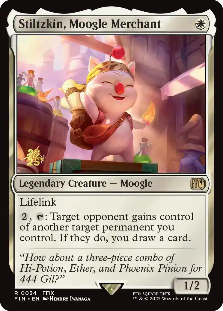 Stiltzkin, Moogle Merchant [FINAL FANTASY Prerelease Promo] | Devastation Store
