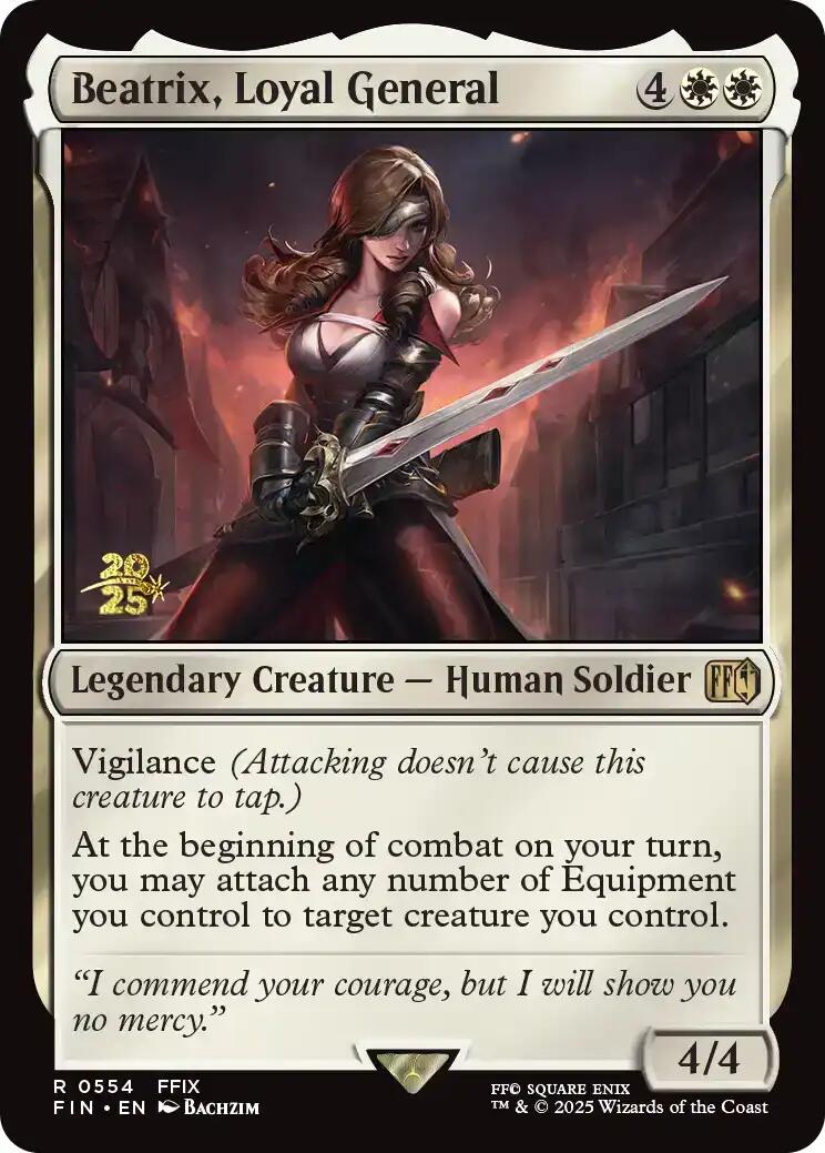 Beatrix, Loyal General [FINAL FANTASY Prerelease Promo] | Devastation Store