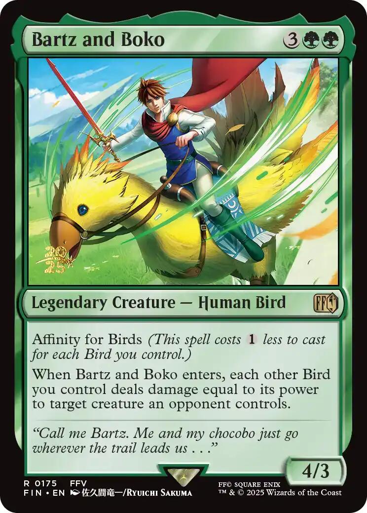 Bartz and Boko [FINAL FANTASY Prerelease Promo] | Devastation Store