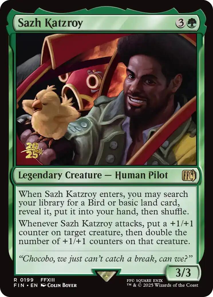 Sazh Katzroy [FINAL FANTASY Prerelease Promo] | Devastation Store