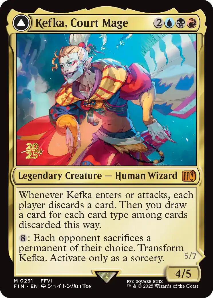 Kefka, Court Mage // Kefka, Ruler of Ruin [FINAL FANTASY Prerelease Promo] | Devastation Store