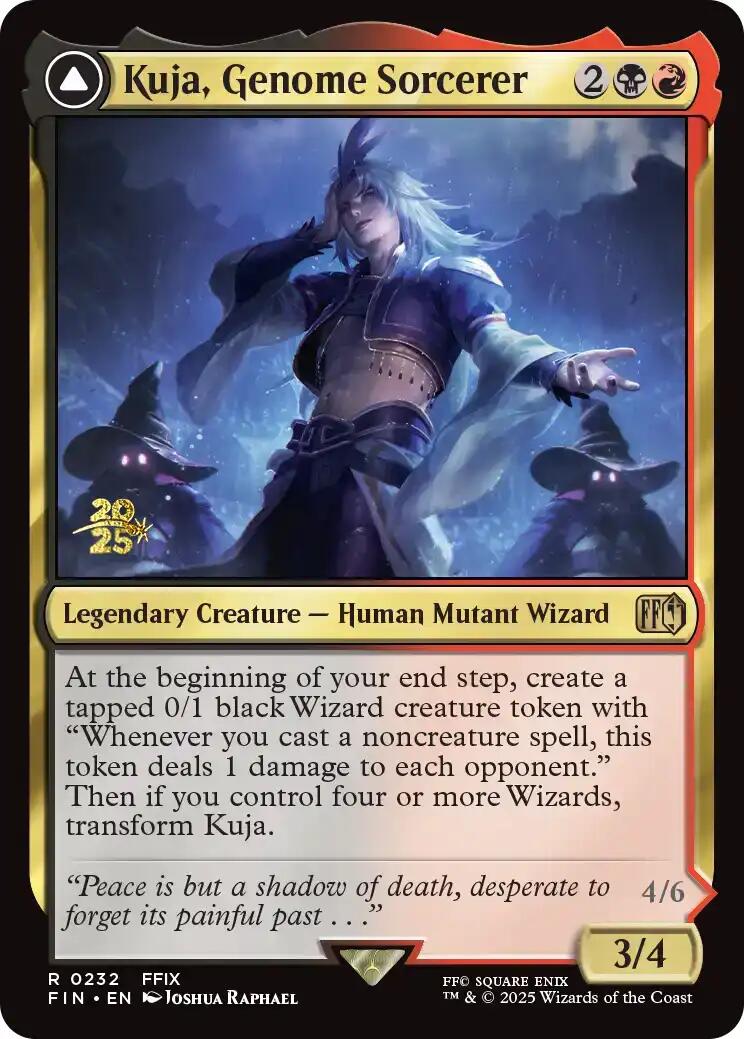 Kuja, Genome Sorcerer // Trance Kuja, Fate Defied [FINAL FANTASY Prerelease Promo] | Devastation Store