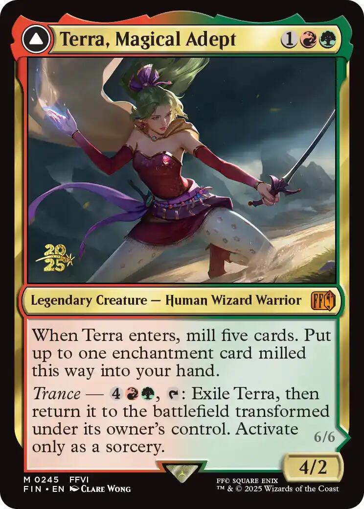 Terra, Magical Adept // Esper Terra [FINAL FANTASY Prerelease Promo] | Devastation Store