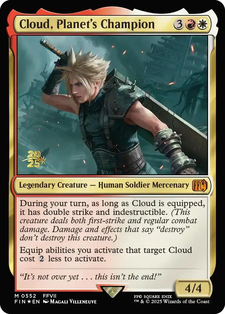 Cloud, Planet's Champion [FINAL FANTASY Prerelease Promo] | Devastation Store