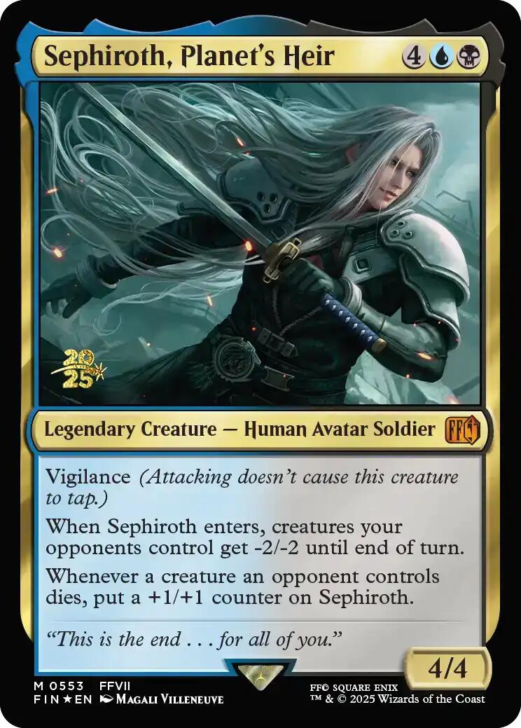 Sephiroth, Planet's Heir [FINAL FANTASY Prerelease Promo] | Devastation Store