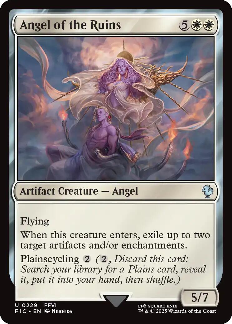 Angel of the Ruins (Surge Foil) [FINAL FANTASY Commander] | Devastation Store