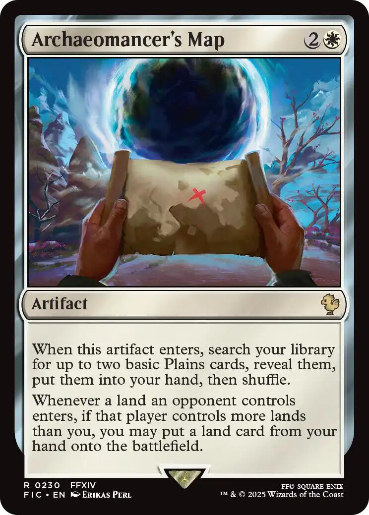 Archaeomancer's Map (Surge Foil) [FINAL FANTASY Commander] | Devastation Store