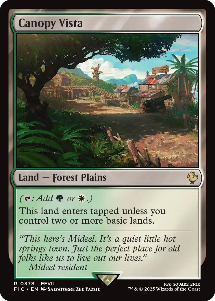 Canopy Vista (Surge Foil) [FINAL FANTASY Commander] | Devastation Store