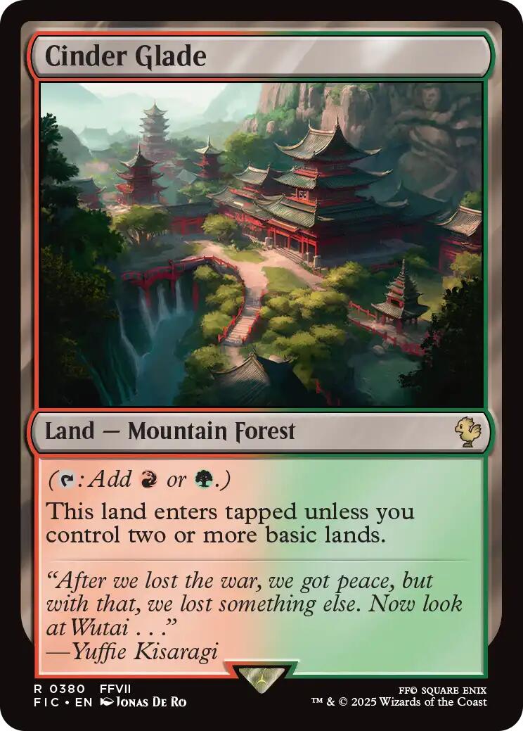 Cinder Glade (Surge Foil) [FINAL FANTASY Commander] | Devastation Store