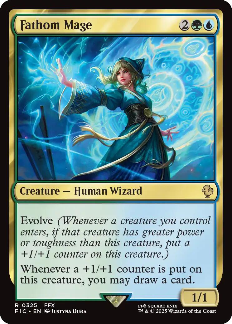 Fathom Mage (Surge Foil) [FINAL FANTASY Commander] | Devastation Store