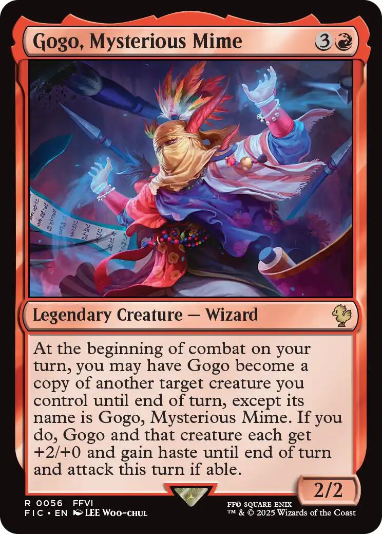 Gogo, Mysterious Mime (Surge Foil) [FINAL FANTASY Commander] | Devastation Store
