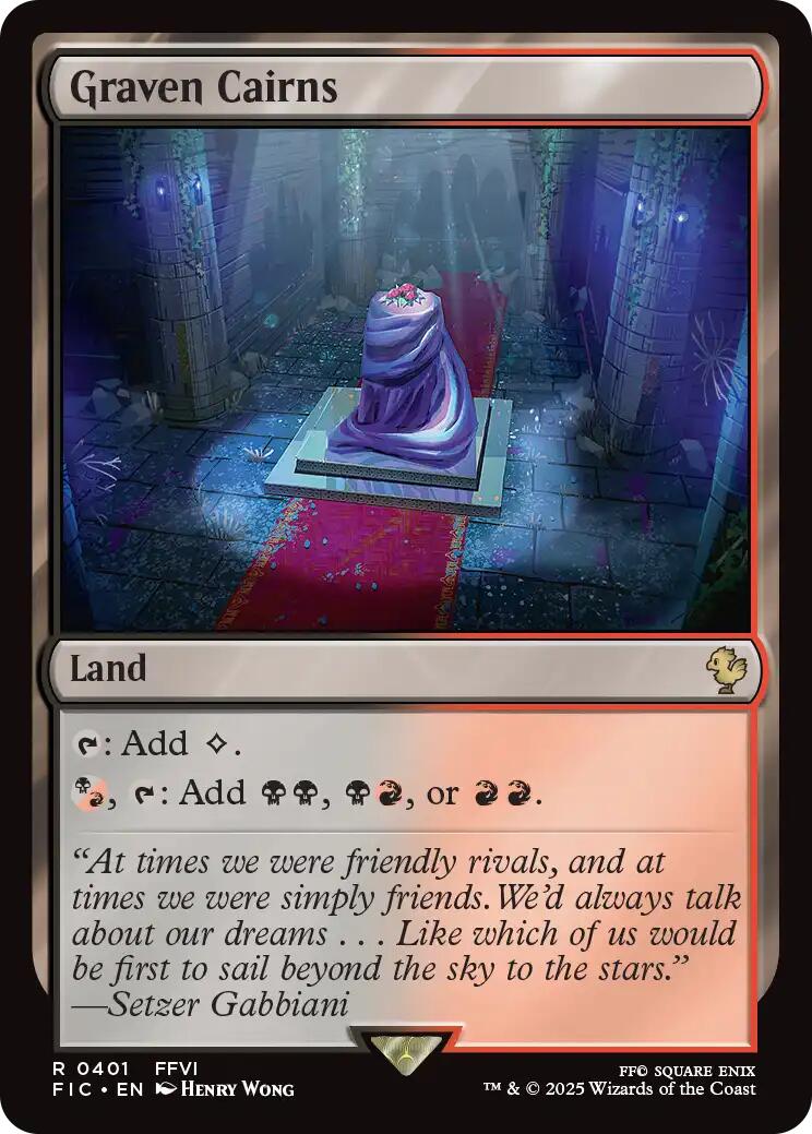 Graven Cairns (Surge Foil) [FINAL FANTASY Commander] | Devastation Store