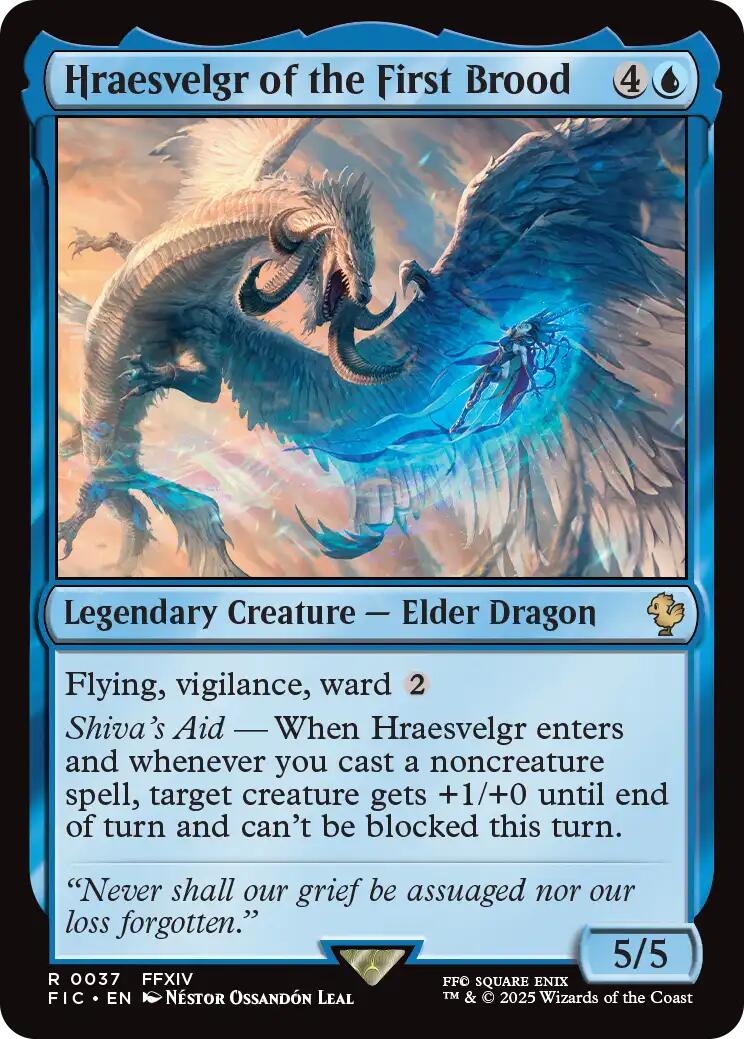 Hraesvelgr of the First Brood (Surge Foil) [FINAL FANTASY Commander] | Devastation Store
