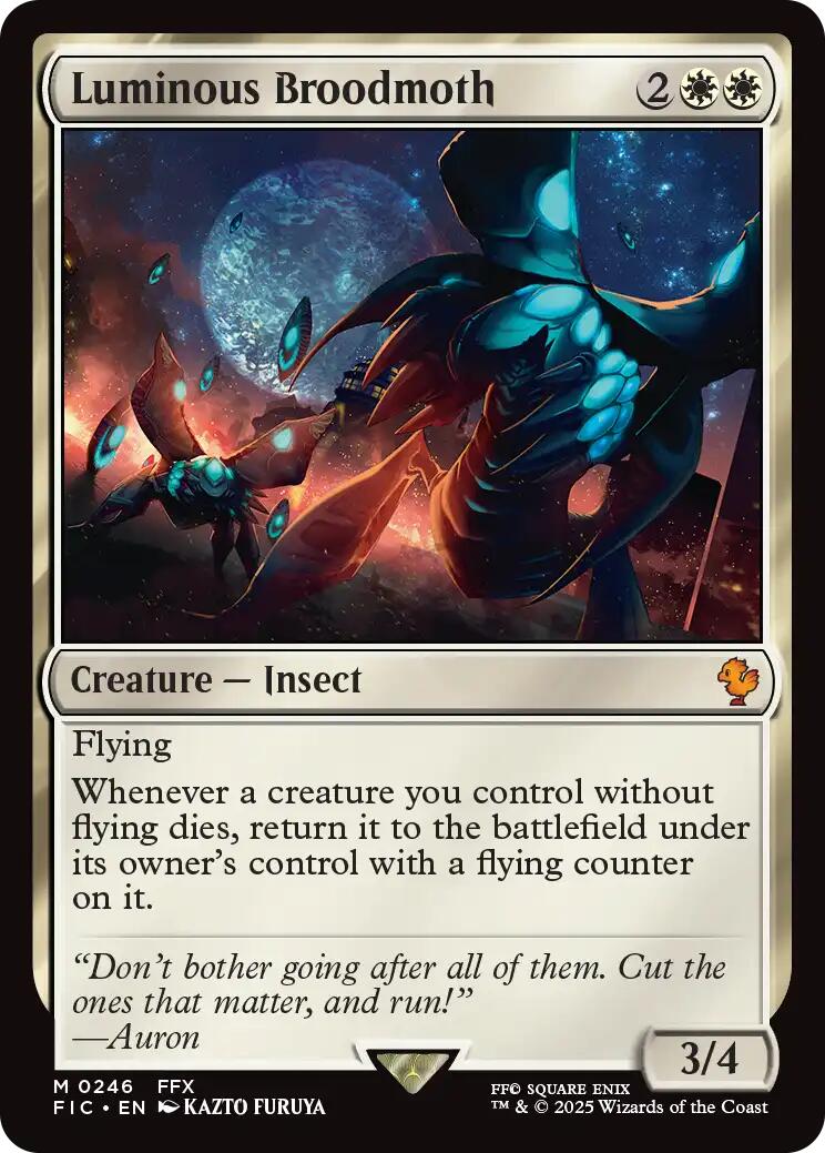 Luminous Broodmoth (Surge Foil) [FINAL FANTASY Commander] | Devastation Store