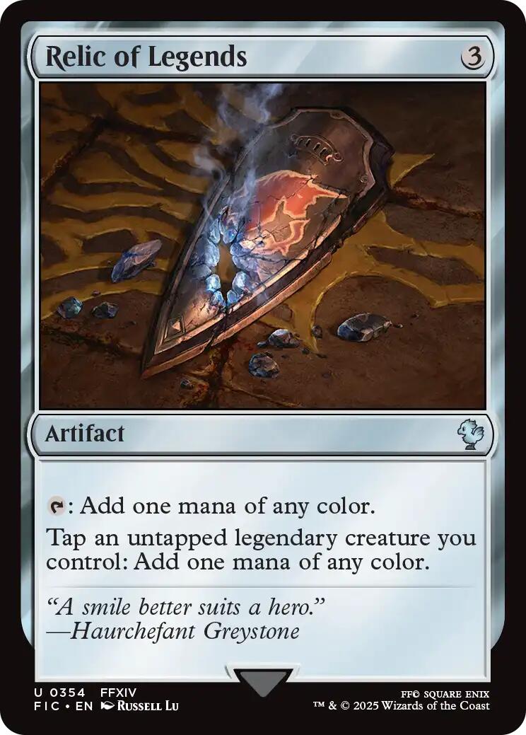 Relic of Legends (Surge Foil) [FINAL FANTASY Commander] | Devastation Store