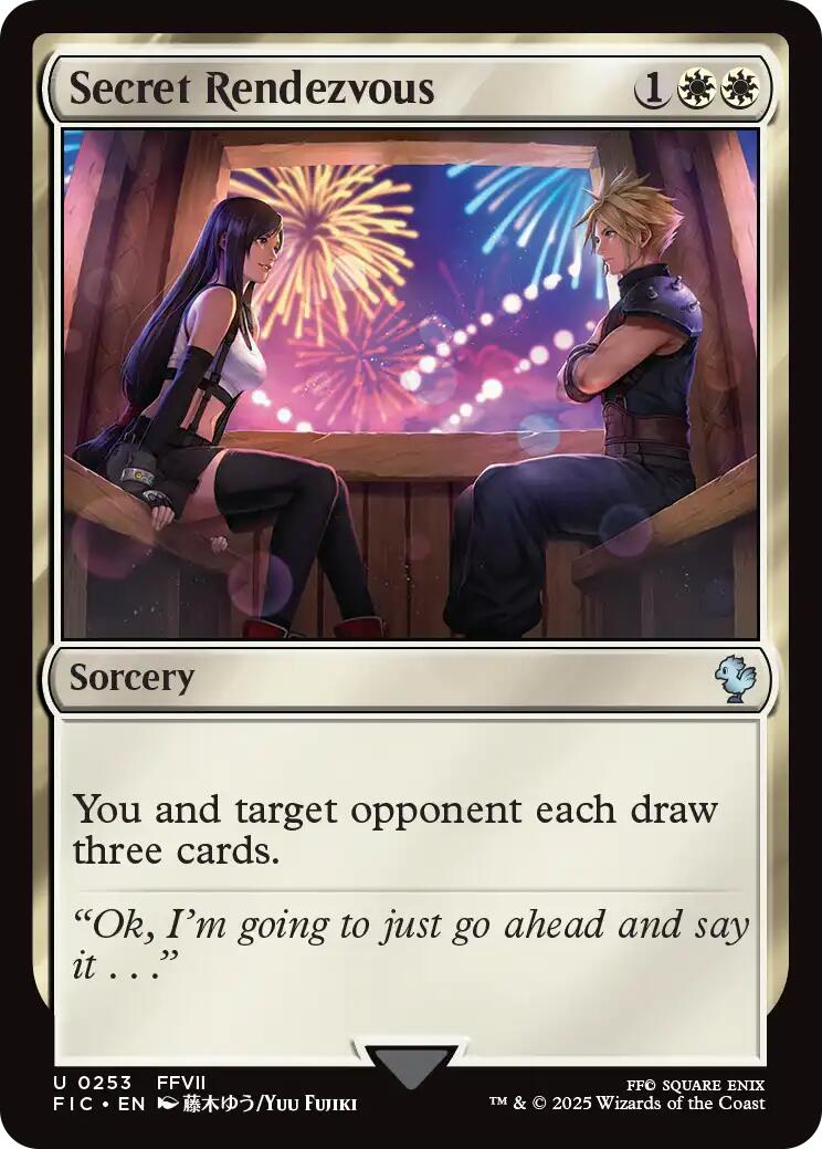 Secret Rendezvous (0253) (Surge Foil) [FINAL FANTASY Commander] | Devastation Store