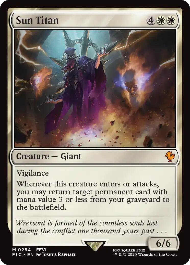 Sun Titan (Surge Foil) [FINAL FANTASY Commander] | Devastation Store