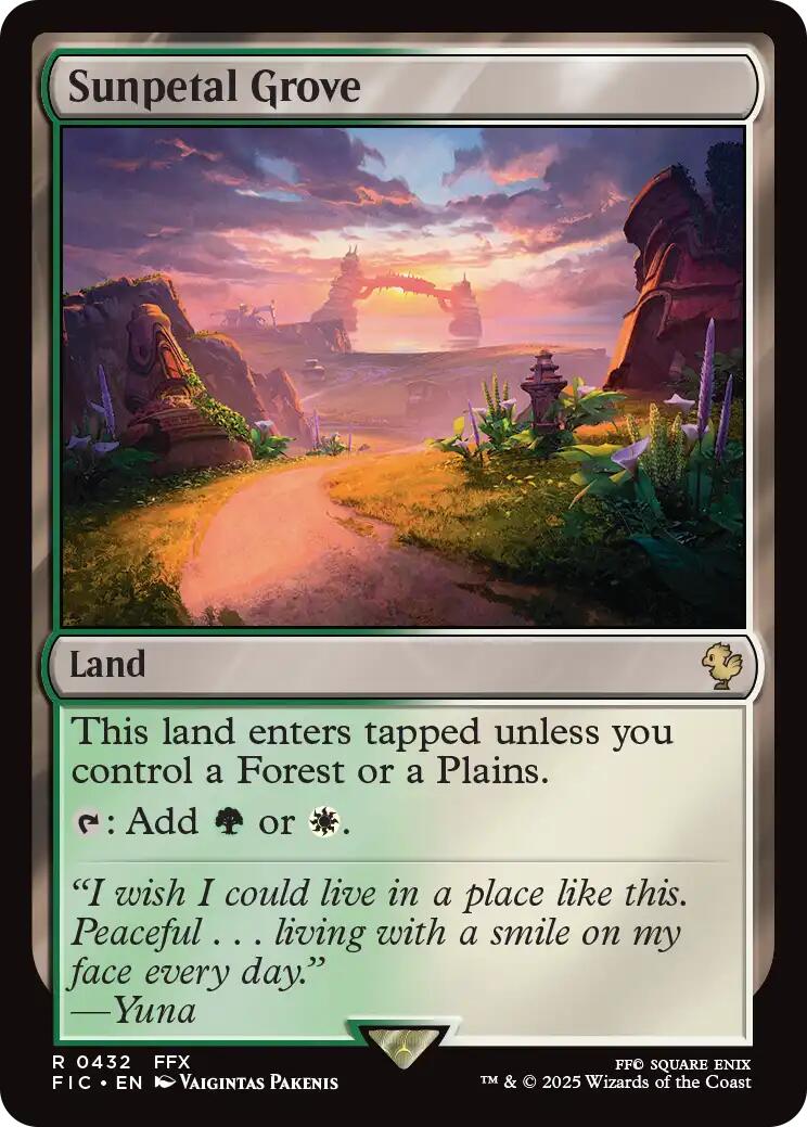 Sunpetal Grove (Surge Foil) [FINAL FANTASY Commander] | Devastation Store