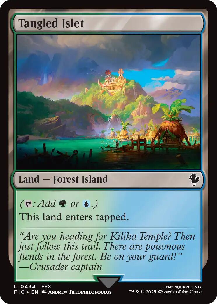 Tangled Islet (Surge Foil) [FINAL FANTASY Commander] | Devastation Store