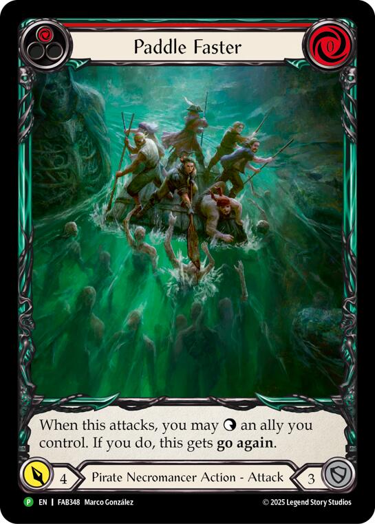 Paddle Faster [FAB348] (Promo)  Rainbow Foil | Devastation Store