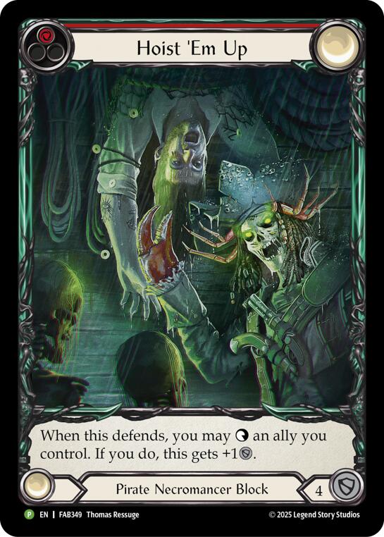 Hoist 'Em Up [FAB349] (Promo)  Rainbow Foil | Devastation Store