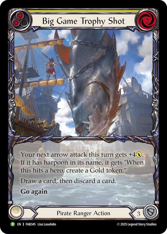 Big Game Trophy Shot [FAB345] (Promo)  Rainbow Foil | Devastation Store