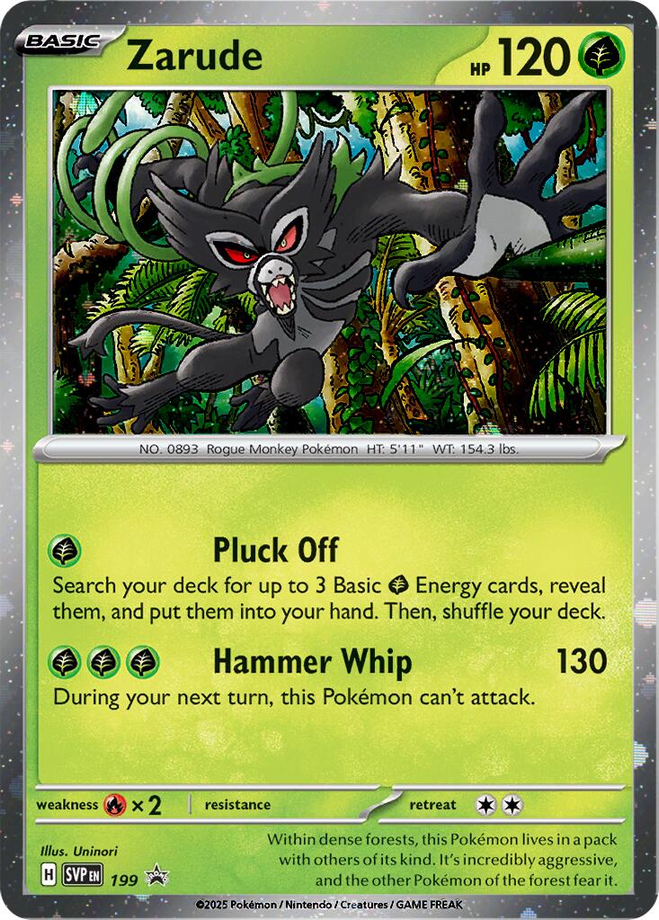 Zarude (199) (Cosmos Holo) [Scarlet & Violet: Black Star Promos] | Devastation Store
