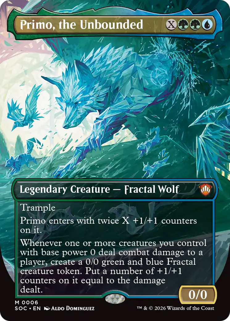 Primo, the Unbounded (Borderless) [Secrets of Strixhaven Commander] | Devastation Store