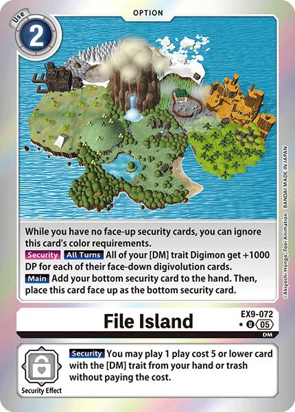 File Island [EX9-072] (Limited Foil) [Versus Monsters] | Devastation Store