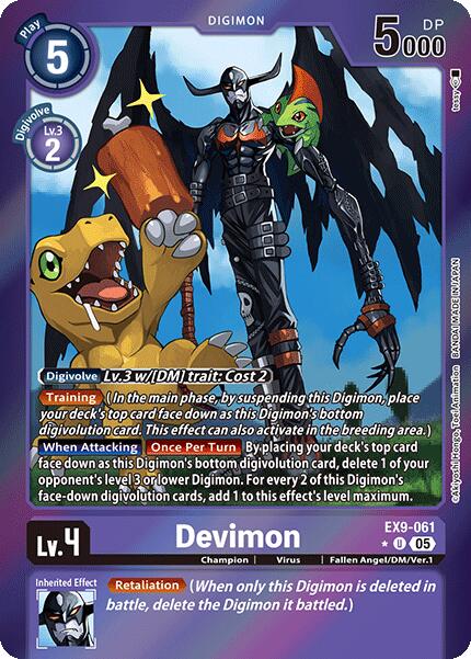 Devimon [EX9-061] (Limited Foil) [Versus Monsters] | Devastation Store