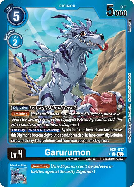 Garurumon [EX9-017] (Limited Foil) [Versus Monsters] | Devastation Store