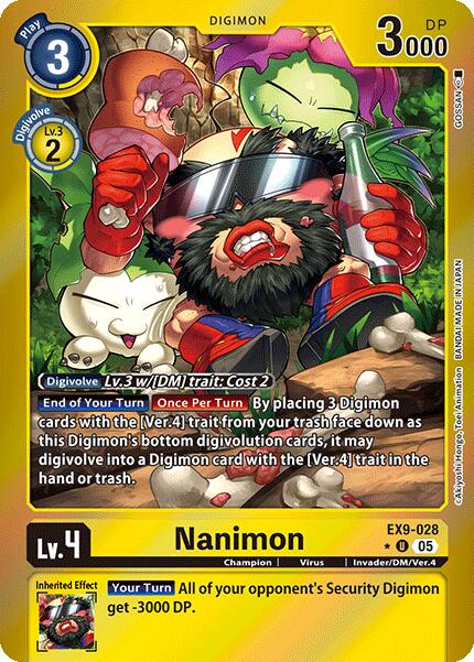 Nanimon [EX9-028] (Limited Foil) [Versus Monsters] | Devastation Store