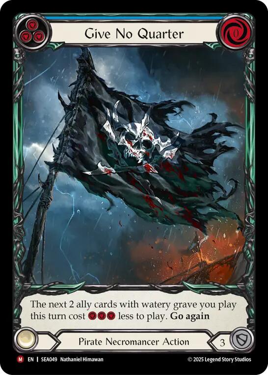 Give No Quarter (Extended Art) [SEA049] (High Seas)  Rainbow Foil | Devastation Store