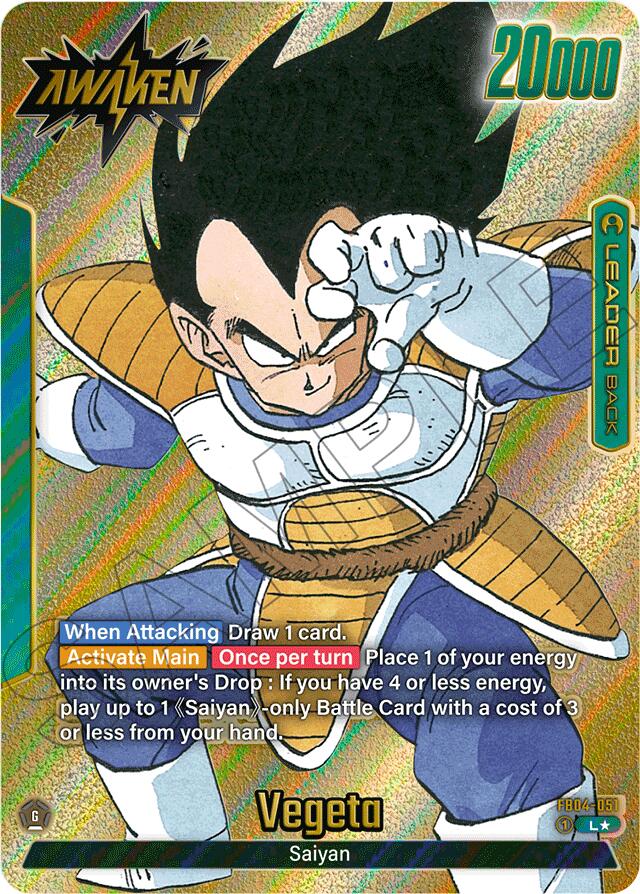 Vegeta (FB04-051) (Gold) [Manga Booster 01] | Devastation Store