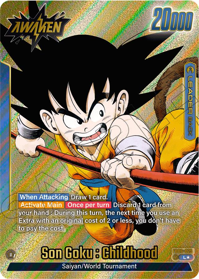 Son Goku : Childhood (FB06-025) (Gold) [Manga Booster 01] | Devastation Store