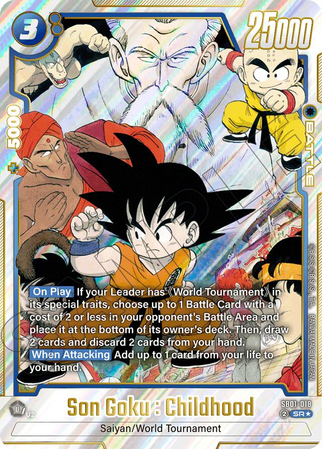 Son Goku : Childhood (SB01-018) (Alternate Art) [Manga Booster 01] - Devastation Store | Devastation Store