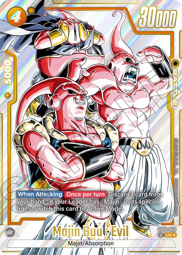 Majin Buu : Evil (SB01-036) (Alternate Art) [Manga Booster 01] | Devastation Store