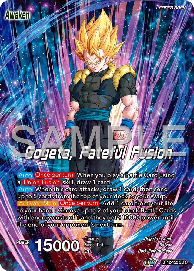 Son Goku & Vegeta // Gogeta, Fateful Fusion (Reprint) (BT12-122) [Premium Anniversary Box 2025] | Devastation Store