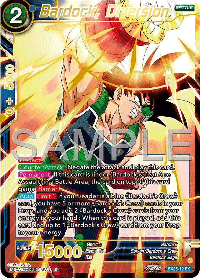 Bardock, Diversion (EX25-12) [Premium Anniversary Box 2025] | Devastation Store