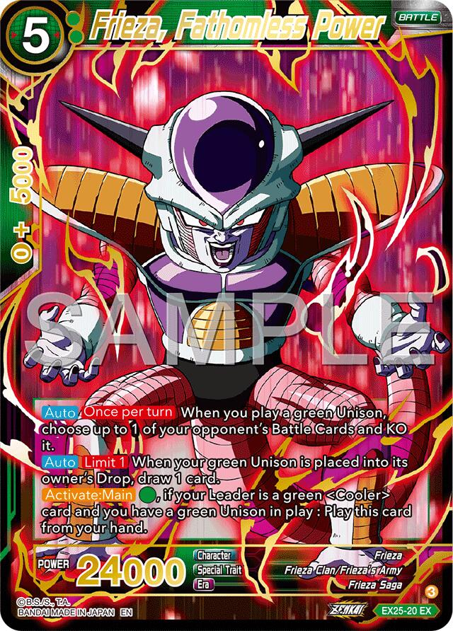 Frieza, Fathomless Power (EX25-20) [Premium Anniversary Box 2025] | Devastation Store