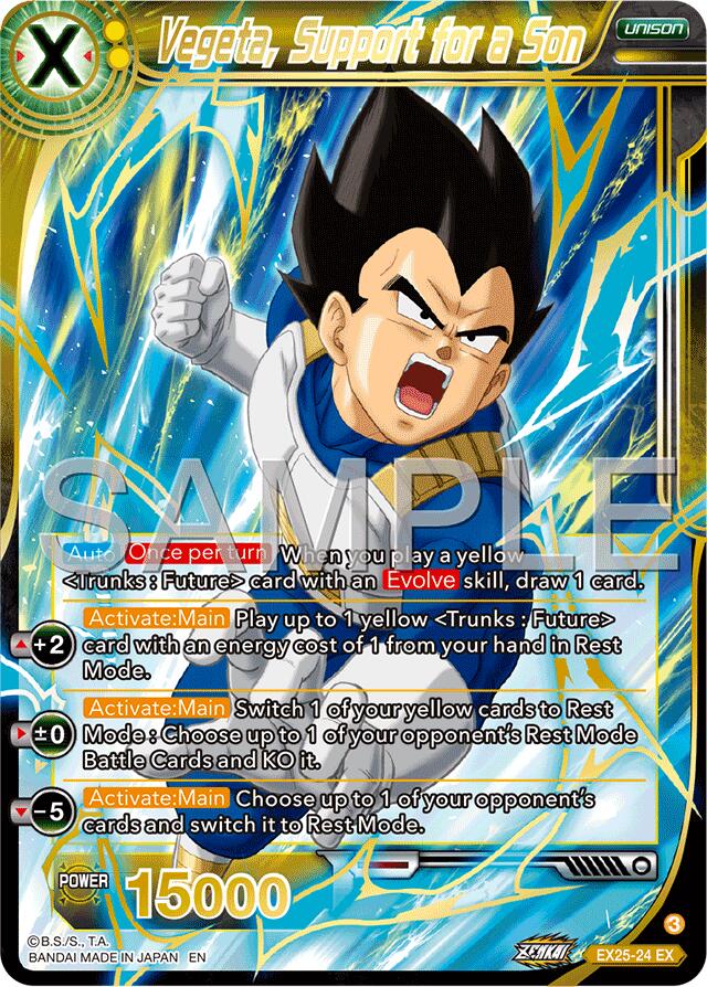 Vegeta, Support for a Son (EX25-24) [Premium Anniversary Box 2025] | Devastation Store