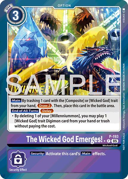 The Wicked God Emerges! [P-193] (Store Tournament 2025 Vol.3 Winner Pack) [Promotion Cards] | Devastation Store