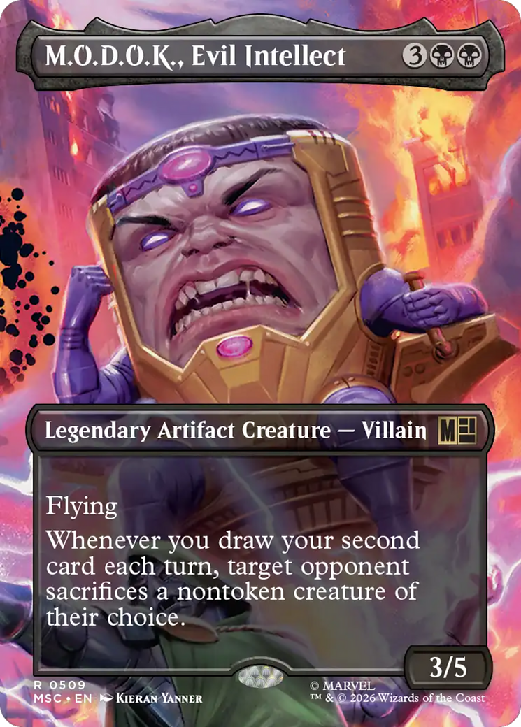 M.O.D.O.K., Evil Intellect (Borderless) [Marvel Super Heroes Commander] | Devastation Store