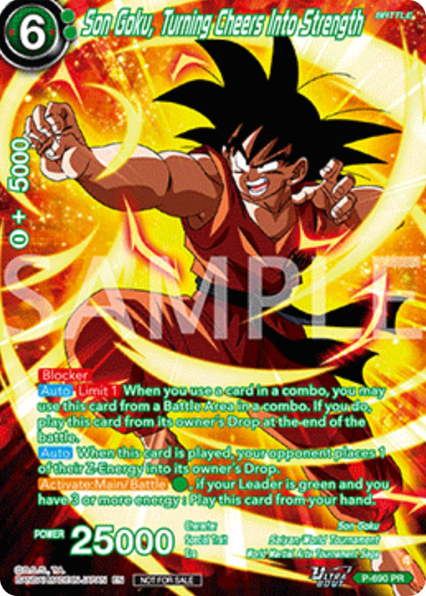 Son Goku, Turning Cheers Into Strength (Alternate Art) (Deluxe Pack 2025 Vol.2) (P-690) [Promotion Cards] | Devastation Store