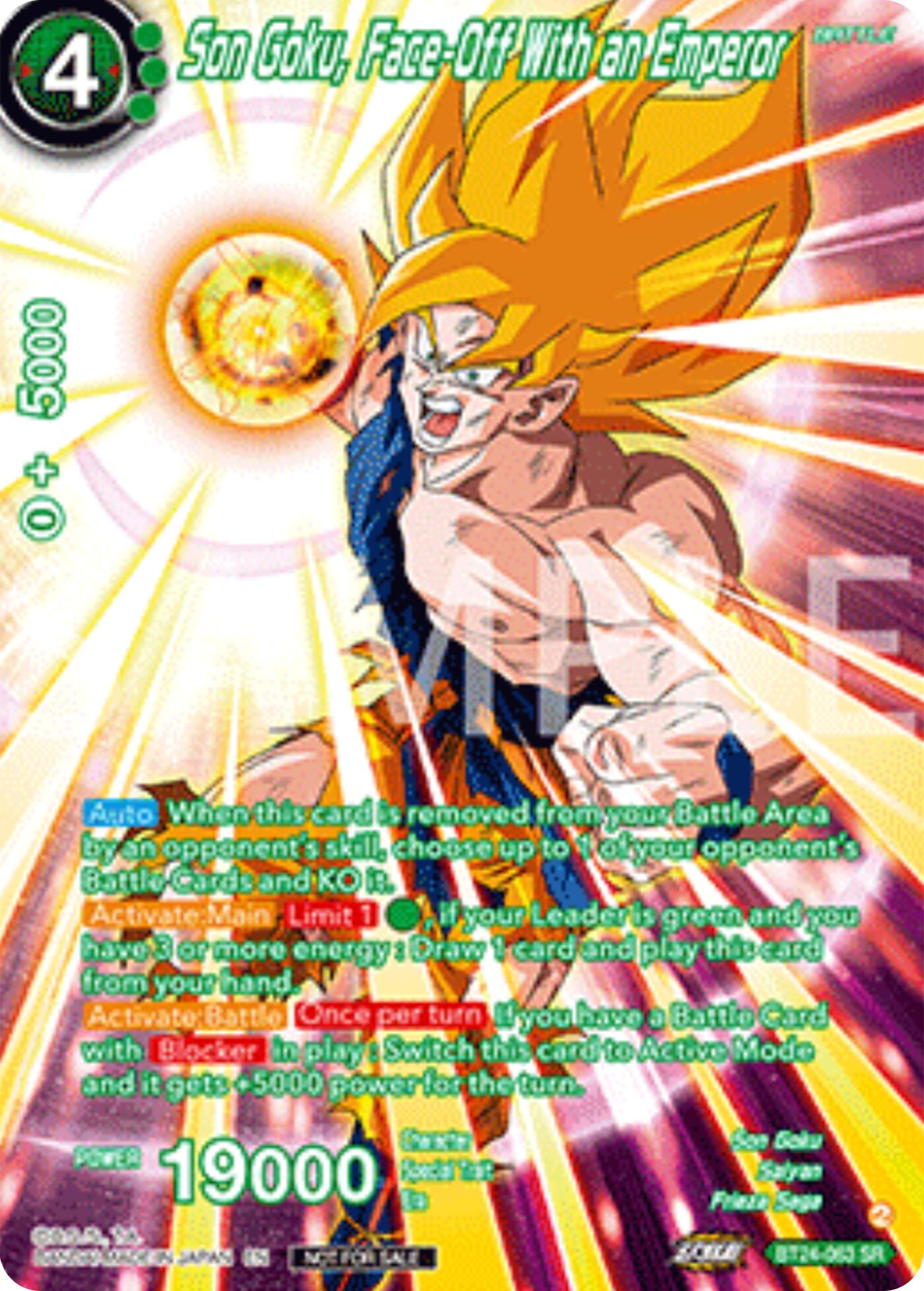 Son Goku, Face-Off With an Emperor (Premium Alt-Art Set 2025 Vol.2) (BT24-063) [Promotion Cards] | Devastation Store